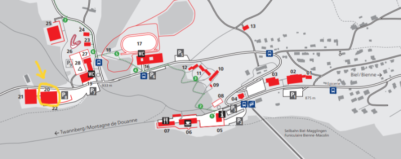Situationsplan Magglingen