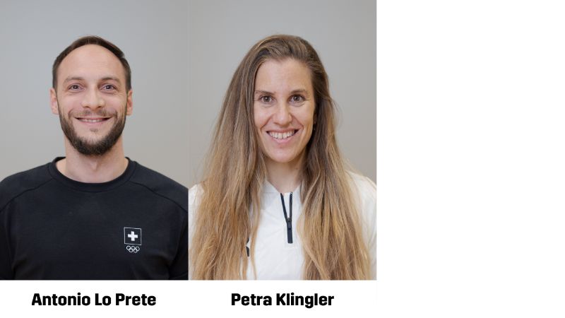 Von links: Antonio Lo Prete, Petra Klingler.